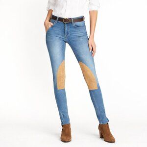 Polo Ralph Lauren Jodhpur Jeans Equestrian Knee Patch Skinny Denim 27